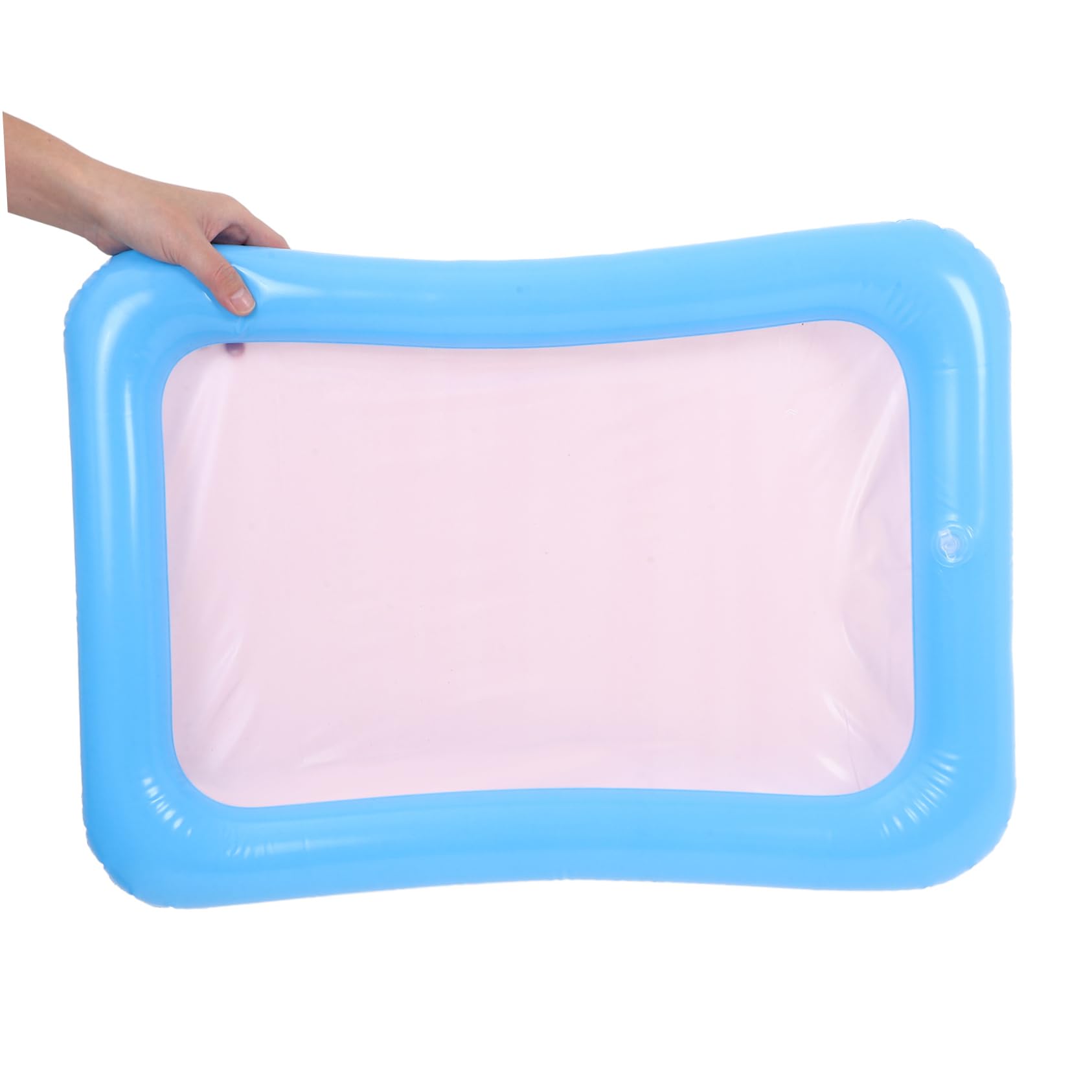 ifundom Nadmuchiwana Taca Do Piasku dla Chłopiec Dziewczynka Wielofunkcyjna Piaskownica Inflatable Mini Staw Łowienia Zabawek Przenośny Stół Piasku i Zabaw Idealna Lato