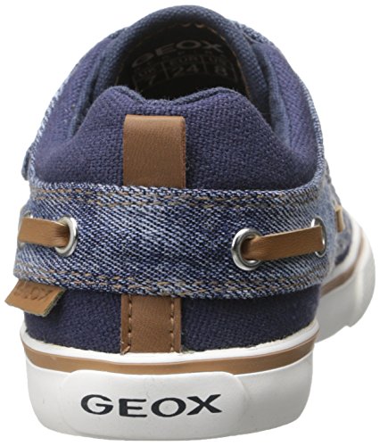 Geox Boys Sander Ez Shoes Loafers Tan Canvas Top Siders3