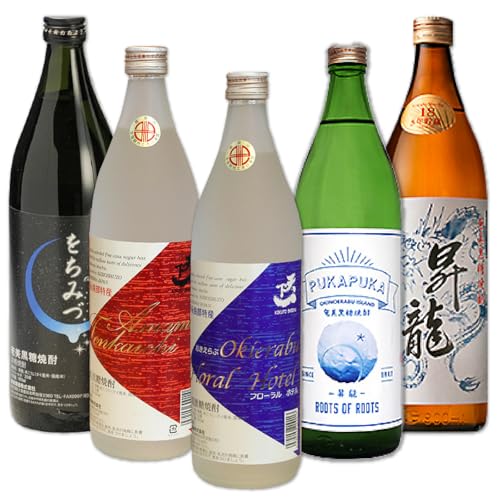 [定期便][おきえらぶフローラル]知名町自慢の黒糖焼酎5か月定期便