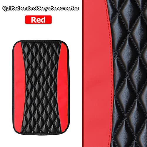 image for Moly Magnolia Car Center Console Cushion Pad, Universal Leather Waterp