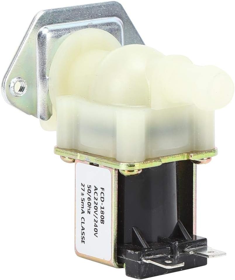 Electroválvula eléctrica de entrada-hogar 1/2 pulgada electroválvula eléctrica de entrada de 1 vía de plástico guía (220V 0.02-0.8Mpa)
