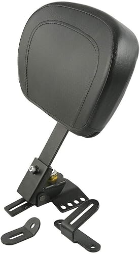 Miniatura 2 de TCT-MOTORPARTS Respaldo ajustable para el conductor enchufable para asientos ranurados de una pieza en Electra Glides, Road Glides, Road Kings y