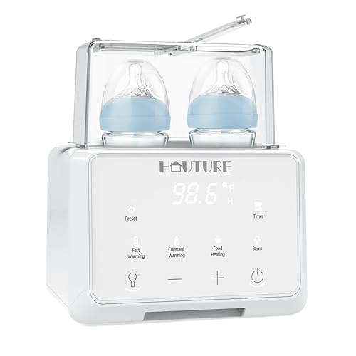 Calentador de biberones calentador de biberones 6 en 1 calentador rápido de alimentos para bebés sin BPA calentador de leche con pantalla LCD