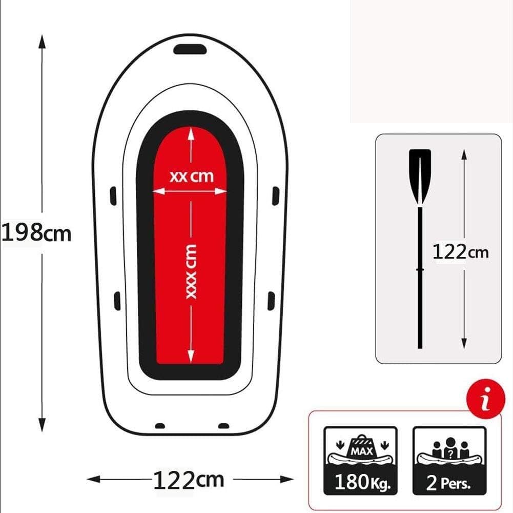 Rowboats, Dinghies, Inflatable Travel Kayaks 2-Person Inflatable Boats Sports Outdoor Travel