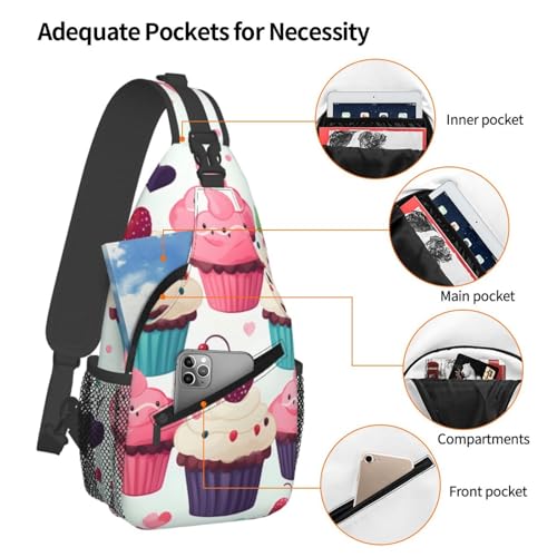 Bolso tipo sling unisex para viaje y senderismo miniatura 3