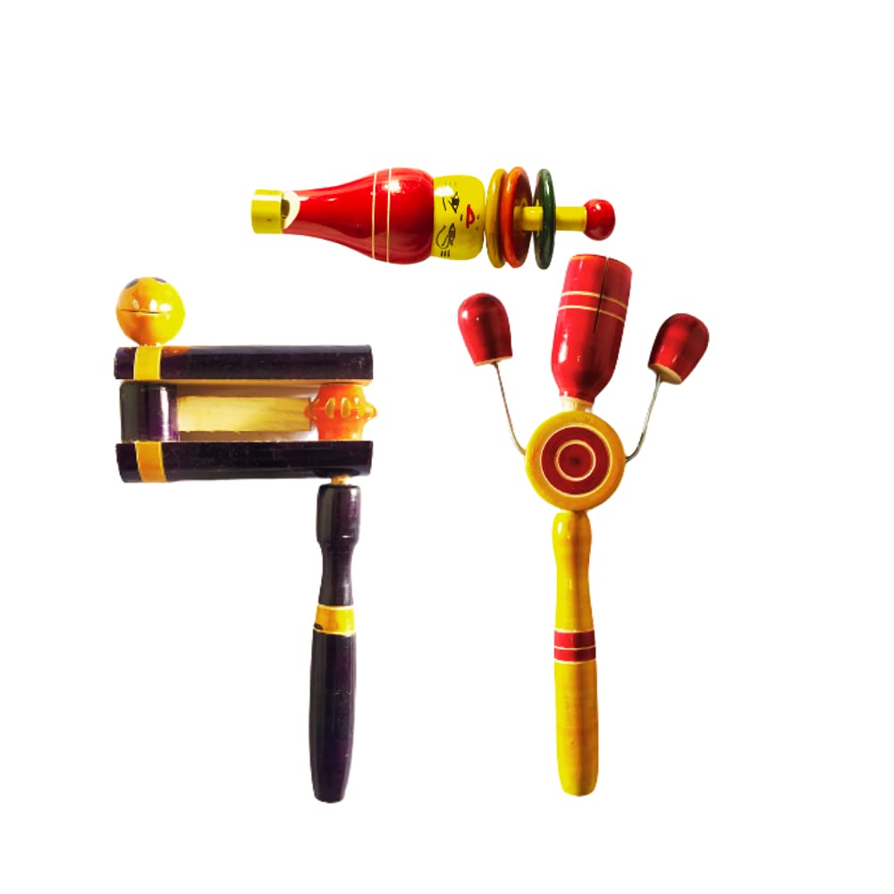 Wooden Toys | Set of 5 Toys | Style06 | Pack of (2)