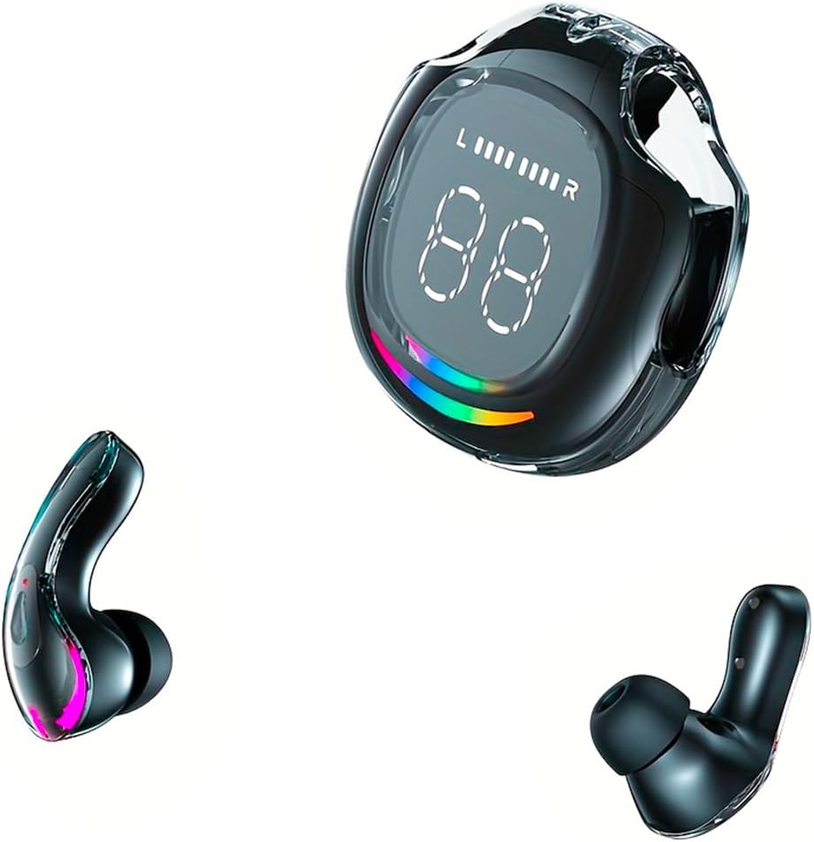 TWS AI Language Translator Earbuds, Supports 144 Languages,Online Translation Real Time,Earphone 3-in-1 Accents,Earbuds Perfect for Travel Business and Learning Voice Language Translator(Black)