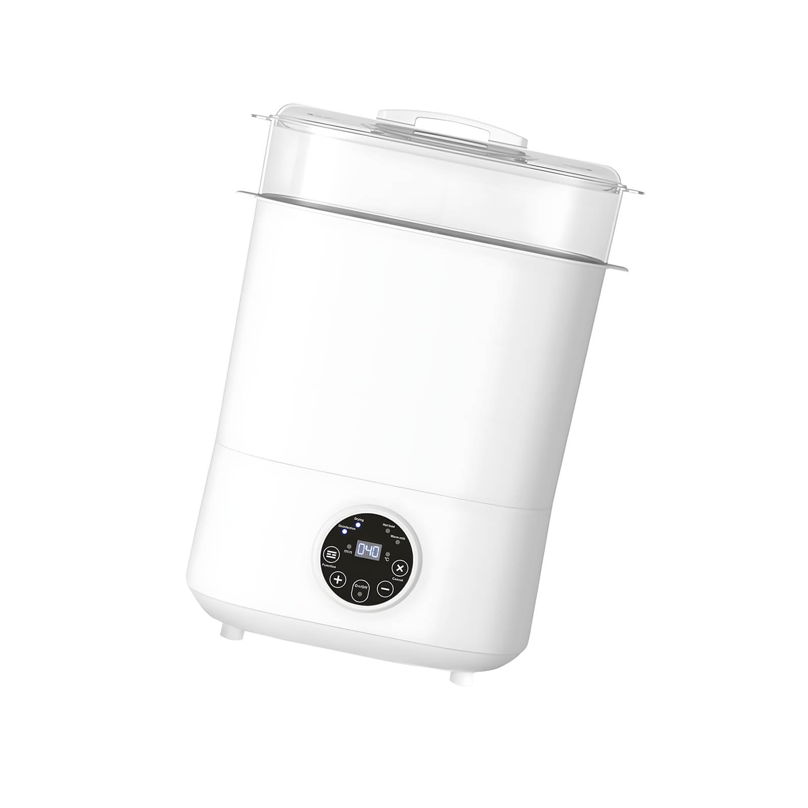 Chauffe-biberon intelligent pour nourrisson - Thermomètre constant - Pasteurisation efficace - Fonction de séchage rapide - Sans rouille - Chauffe-biberon combiné - Stérilisateur