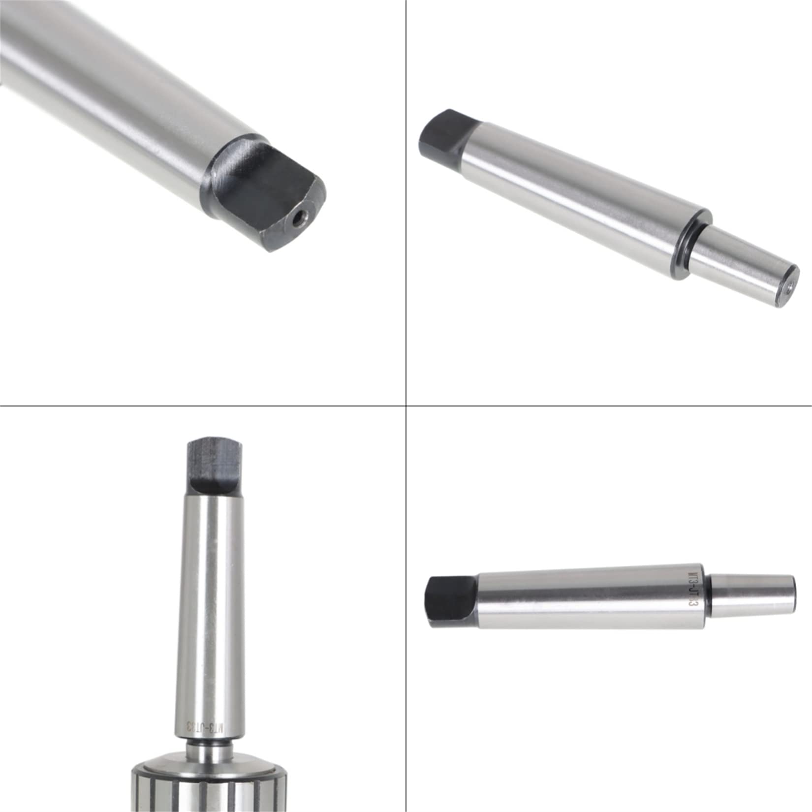 Portabrocas MT3-JT33 de 1/8" - 5/8" para Taladro de Columna de Alta Resistencia con Llave.