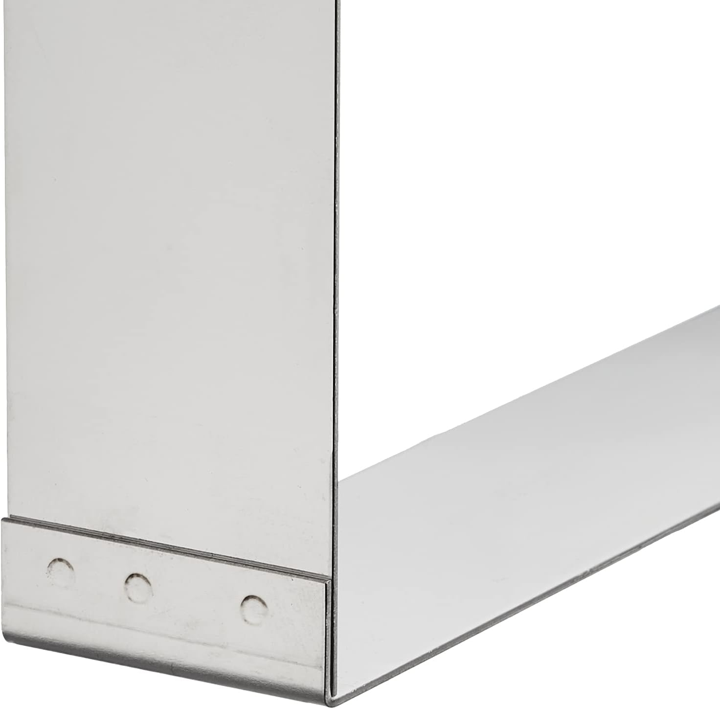 De Buyer Stainless Steel Square Rings, 4.5 cm High