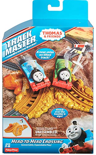 Fisher Price Thomas and Friends Trackmaster Motorised Railway Head To Head Crossing Track Pack DVF78 - Image 7