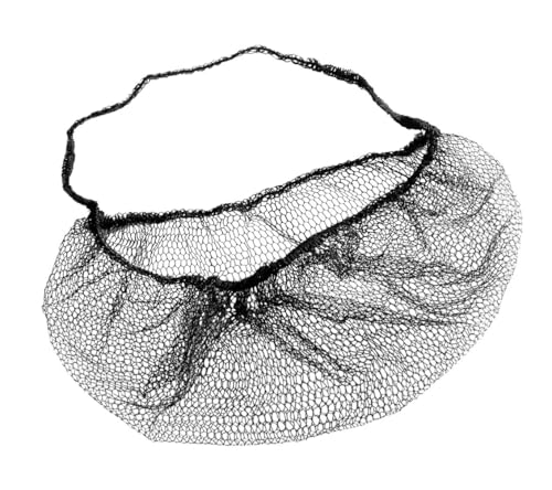 Qian Sou JY032 Nylon Honeycomb Beard Nets Dispoable Beard Cover Protector Black 200 Pack cover