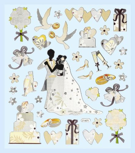 Hobbyfun Creapop Wedding Stickers
