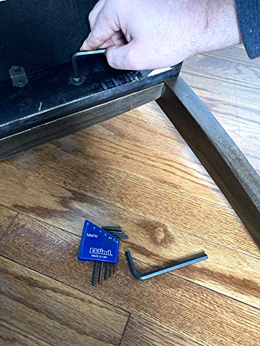 Eklind 10507 Hex-L Key Allen Wrench - 7Pc Set Metric Mm Sizes 1.5-6 Short Series #TOP5