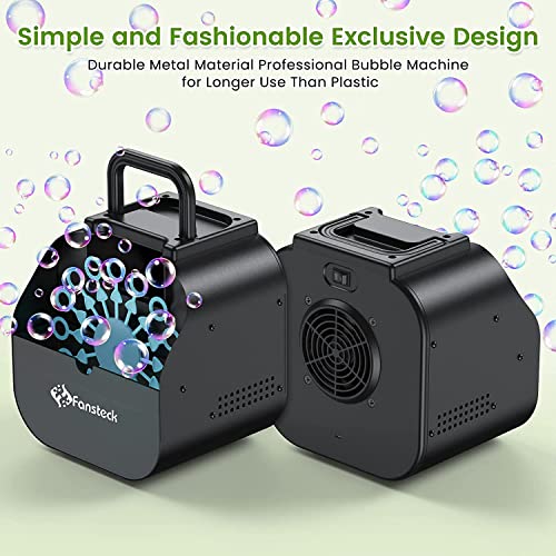 Fansteck Bubble Maker, Professional Wireless Remote Control Bubble Machine, Type-C Automatic Bubble Machine, With More Than 8800 Bubbles, Suitable For Indoor And Outdoor, Wedding, Stage. #TOP2