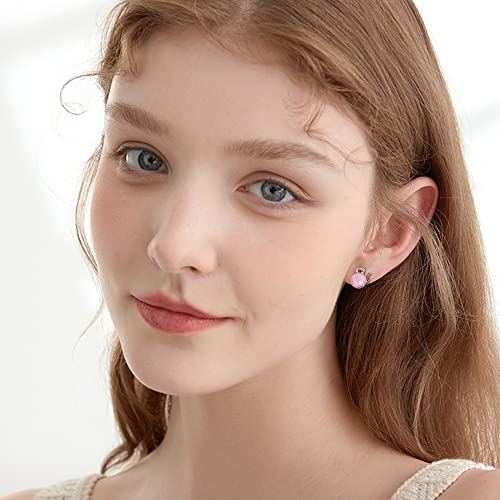 Fansilver 12 Pairs Clip On Earrings For Women Girls Hypoallergenic Butterfly Turtle Owl Rabbit Clip Earrings Set For Little Girls Non-Pierced Earrings Pack For Teens Girls, Animal #TOP4