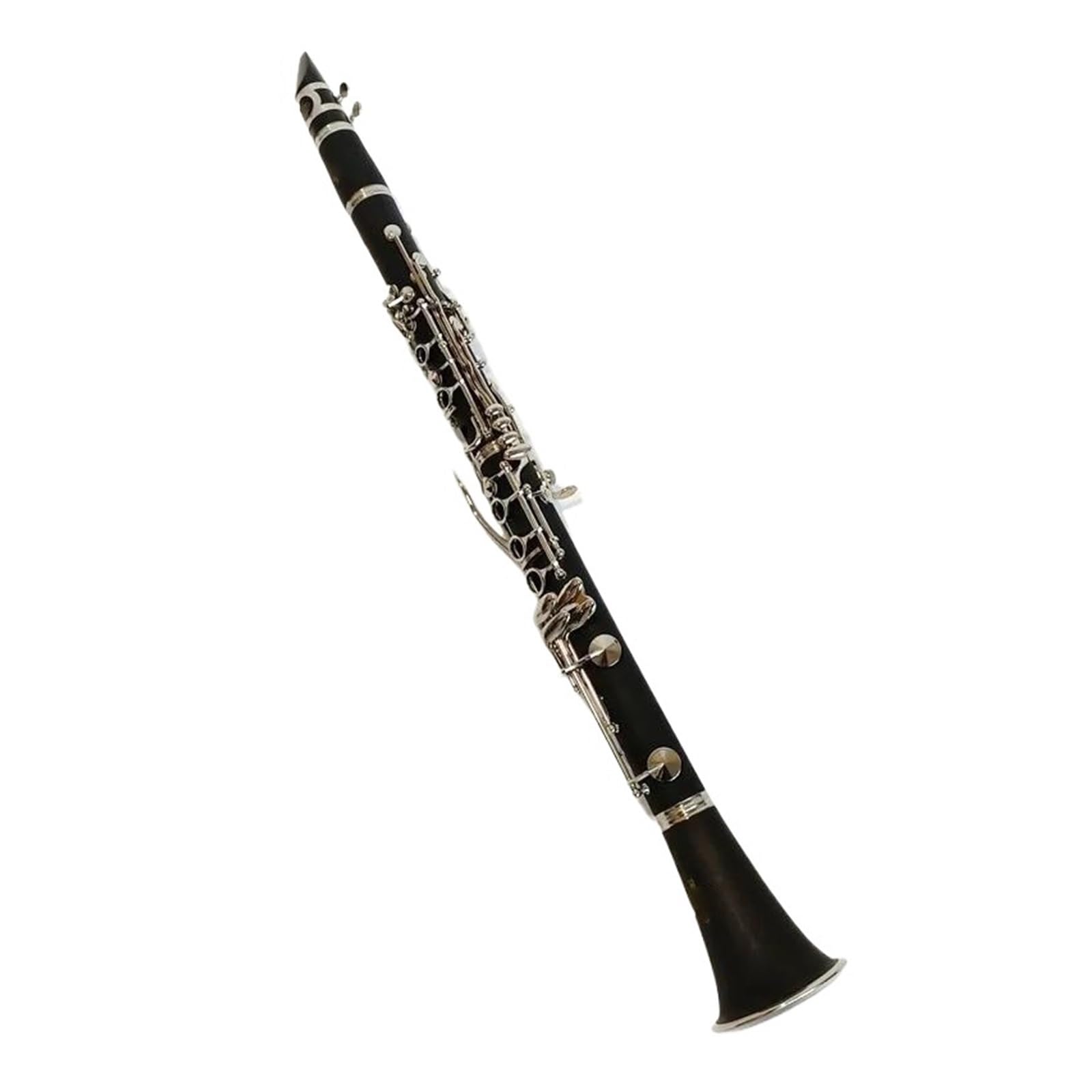 klarnet dla dorosłych Pokazuje elegancki wygląd Klarnet Bb 17 klawiszy B Płaskie instrumenty muzyczne Rurka bakelitowa Klarnet niklowany