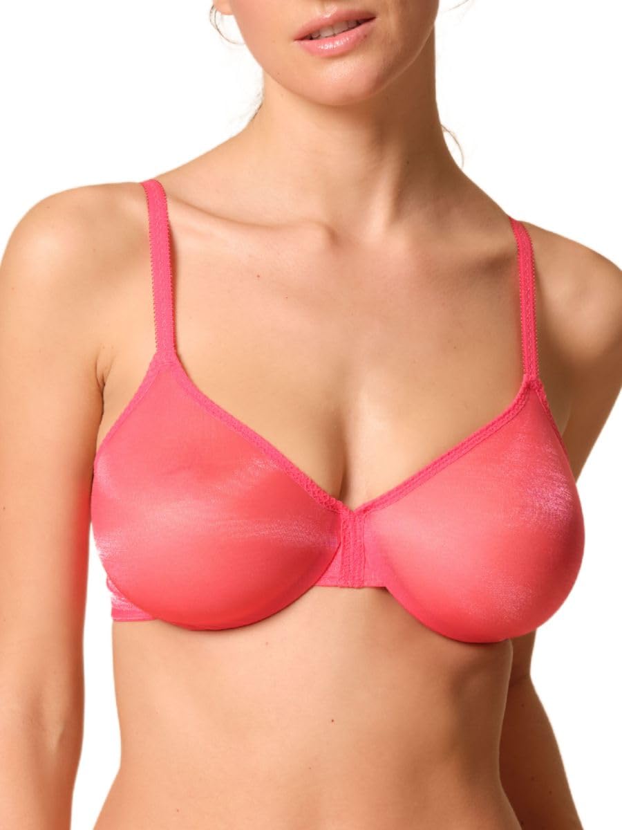 Gossard Glossies Non Padded Moulded Sheer Bra Paradise Pink 38F