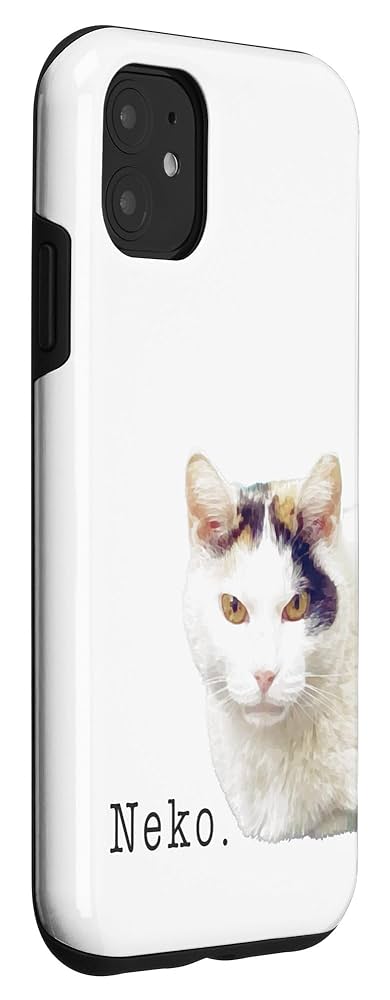 Amazon.co.jp: iPhone 11 リアルねこさん - 三毛猫『アップ