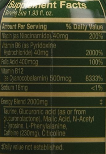 5 Hour Energy Drink Shot, Extra Strength Strawberry Watermelon, 6 Count