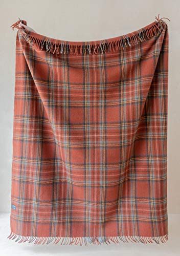 The Tartan Blanket Co. Recycled Wool Knee Blanket In Stewart Royal Antique Tartan (28" X 65") #TOP3