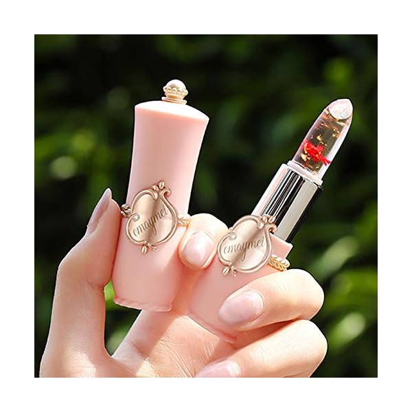 Temperature-Color-Changing-Lip-Balm-6Pcs-Set-Crystal-Flower-Moisturizin-Lipstick-Long-Lasting-Hydrating-Waterproof-Smooth-Lipgloss Matte Liquid Lipstick Set (Changing Color)
