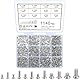 woshilaoDS 1140 Stk Mini Kleine Schrauben Set, M1.4 M1.6 M1.7 M2 M2.5 M3 Mikro Schrauben Sortiment Kit, Rundkopfschrauben Kreuzkopfschrauben für Brillen Uhren Laptops Computer