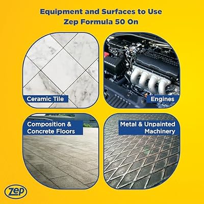 Zep Formula 50 Cleaner and Degreaser - 5 Gallon (1 Unit) 85935 - All-Purpose, Heavy-Duty, Use on Floors, Walls, Unpainted Metal Surfaces, Engines, Grills, Ovens and Fans