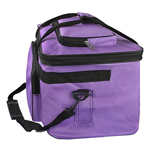 Image of Starsouce Large Capacity Art Supply Organizer Tote Bag - Padded Craft Storage with Adjustable Shoulder Strap, Foldable Travel Caddy for Brushes, Markers, Sketchbook, Watercolor Palette & More