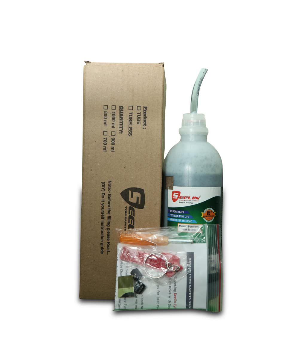 Seelin HS (700ml) Anti Puncture Tyre Sealant for All Two Wheelers Tubeless Tyres…