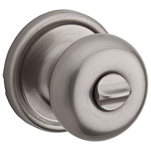 Preisvergleich Produktbild Kwikset 97300-869 Hancock Sichtschutz Bett- / Badeknopf in Nickel satiniert