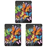 Auto-Lufterfrischer zum Aufhängen, Duftkarten, Graffiti, Schmetterlinge, Druck, Aromatherapie-Tabletten, schnell beseitigen Gerüche, Anhängerdekoration, 3 Stück