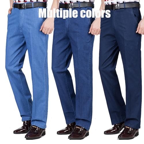 Jett Jeans for Older Men, Men's Classic Straight Fit Stretch Jeans4