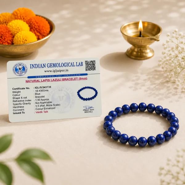 Image of Beaded Bracelet for Men & Women | Stretchable Handmade Prayer Meditation Yoga Wrist Bracelet | Stylish Everyday Wear | Free Size