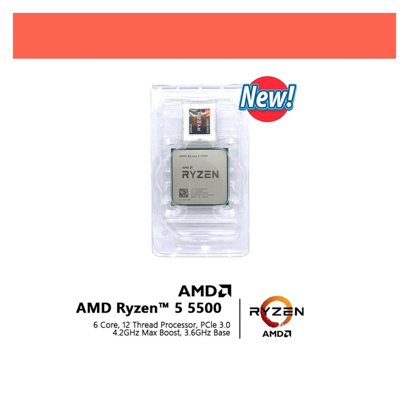 Amazon.in: Buy AMD Ryzen 5 5500 R5 5500 3.6GHz Six-Core Twelve
