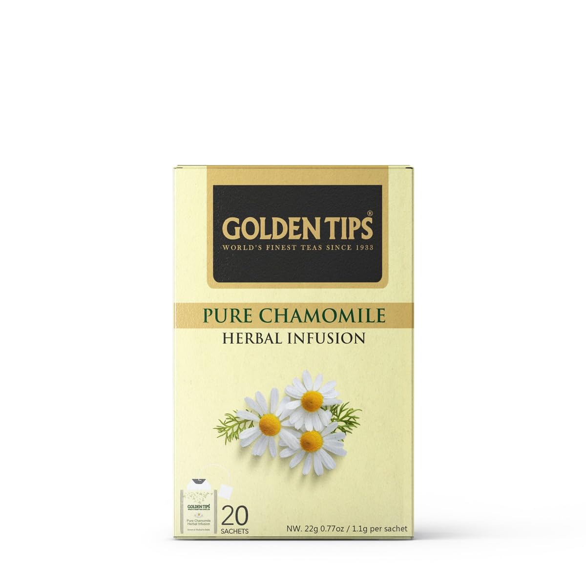 See full amazon price history chart for Golden Tips Pure Chamomile Herbal Infusion Tea (20 Sachets Teabags) Golden Tips Pure Chamomile Herbal Infusion Tea (20 Sachets Teabags) (B0DGD7S4QL) Amazon Price History, Amazon Price Tracker