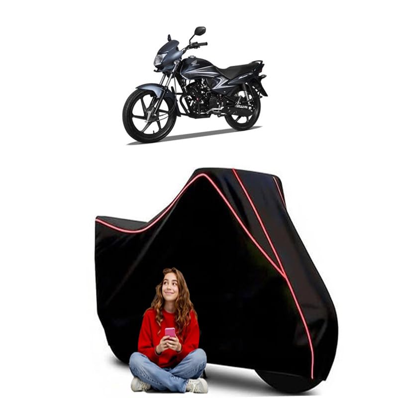 Image of Dream Yuga Water Resistant Bike Cover for All Motorcycles & Rain | Heavy Duty Taffeta Fabric | UV Protection, Dustproof, Scratchproof | All Weather Two Wheeler Body Cover with Elastic Bottom