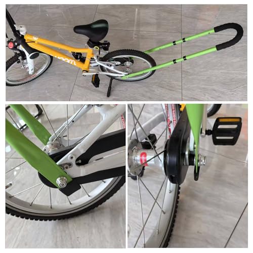 Barra de empuje de equilibrio de bicicleta para niños y mango de entrenamiento 8