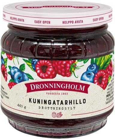 Miniatura 5 de Dronningholm Jam 11.64 oz-15.52 oz (paquete de 6-10) - Elige cualquier 6-10 tarros de mezcla de mermelada finlandesa de muchos sabores en una caja