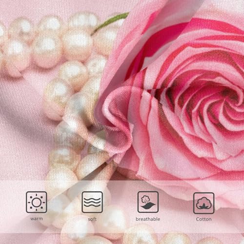 Girls Underwear Toddlers 2t Cotton Girl Panties Cute Aesthetic Undies Kids Briefs Pearls Pink Roses3