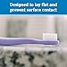 Dr. Brown's Infant-to-Toddler Toothbrush Set, Soft & Gentle Manual Toothbrushes for Baby, Pink/Ecru/Purple/Dark Green, BPA Free, 0-3 Years – 4-Pack