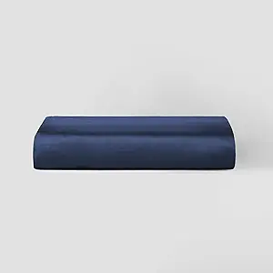 Sijo AiryWeight Tencel Sheet Set, 100% Lyocell Derived from Eucalyptus, Buttery Soft, Architectural Digest 2022 Best Cooling Sheets Winner, 1 Top Sheet Only (Sapphire, Twin/Twin XL)