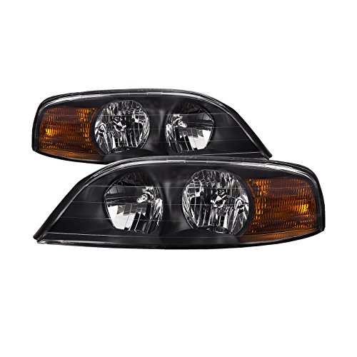 HEADLIGHTSDEPOT Halogen Headlights Compatible With Newmar Dutch Star 2002-2005 Motorhome RV Includes Left Driver and Right Passenger Side Headlamps