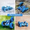 Hamdol Remote Control Car for Kids, 360° Rotating RC Stunt Car Double-Sided 4WD Electric Vehicle with LED Lights, 2.4GHz Rechargeable Toy Cars for Boys Girls Age 6 7 8 9 10 11 12, Birthday Gift #5