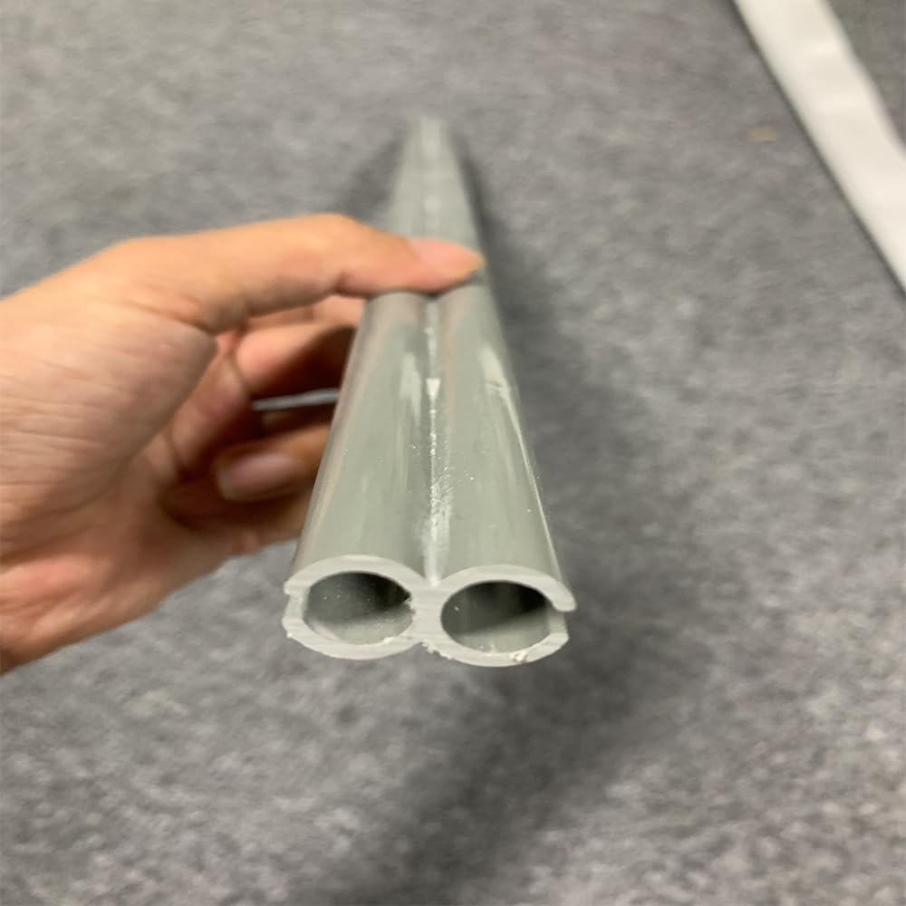 Kit di fissaggio per tenda da sole Drive Away | Canale '8' | & 300cm Tenda da sole con binario doppio da 8 mm + nucleo in PVC massiccio Keder Campeggio/tenda per camper camper kit