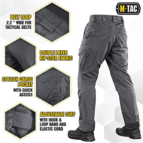 M-Tac Aggressor Flex Tactical Cargo Pants for Men - Cotton Work Pants Hunting and Outdoor Use4