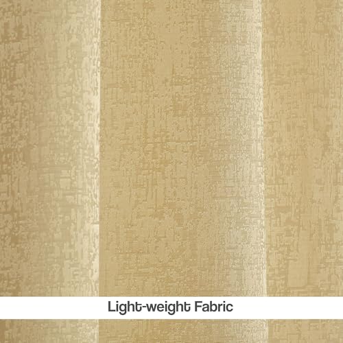 Image of FRESH FROM LOOM Supreme Texture Polyester Padre| Semi Black Out 80% Room Darkening Curtains for Home 8 Feet Screens | (Beige | 1pc| Double Weaved Parda | Eyelet Ring | Window & Door Curtain)