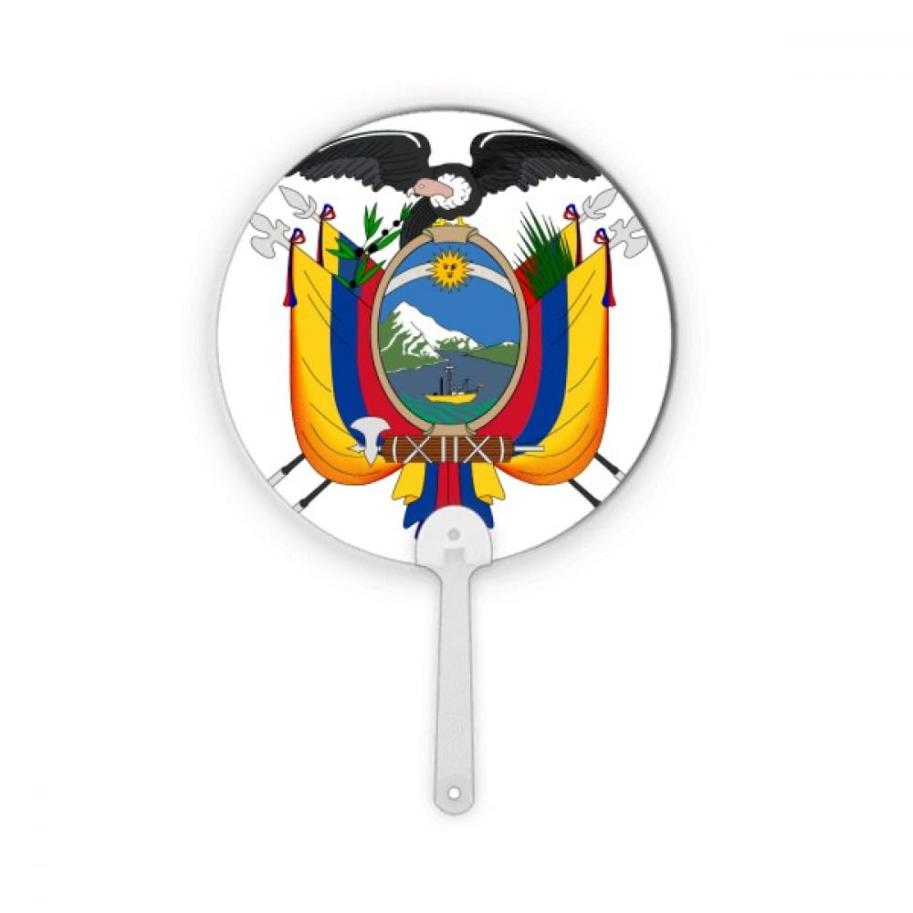 Quito Emblème national équatorien rond plastique pour personnaliser vos créations
