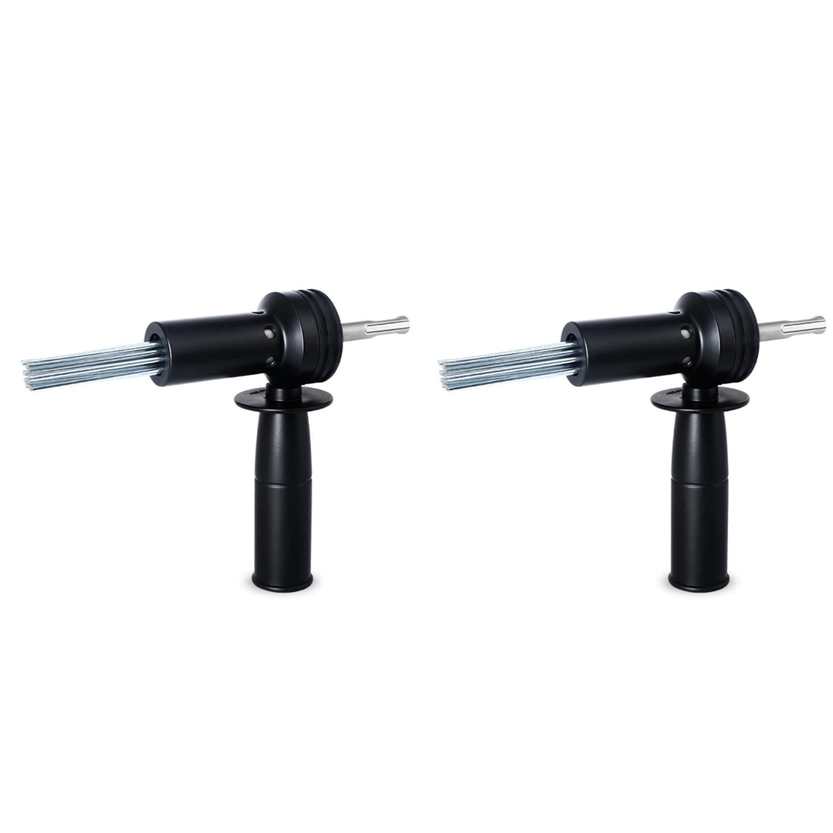 Jnchdghwa Black 2X Sds Plus Electric Hammer Needle Scaler Adapter For Rust Removal Concrete Drilling Tile Installation