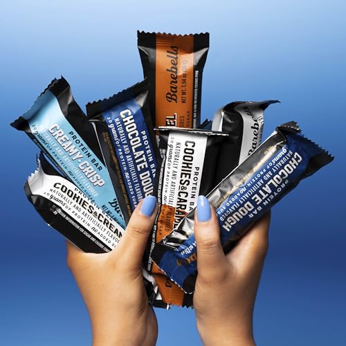 Image of Barebells Protein Bars People's Choice Variety Pack - 12 Bars, Nutritious Snacks with 20g of High Protein - Chocolate Treat with 1g of Total Sugars - Perfect on The Go Breakfast Bars